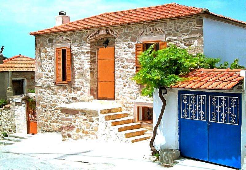 Cottage in Greece. online puzzle
