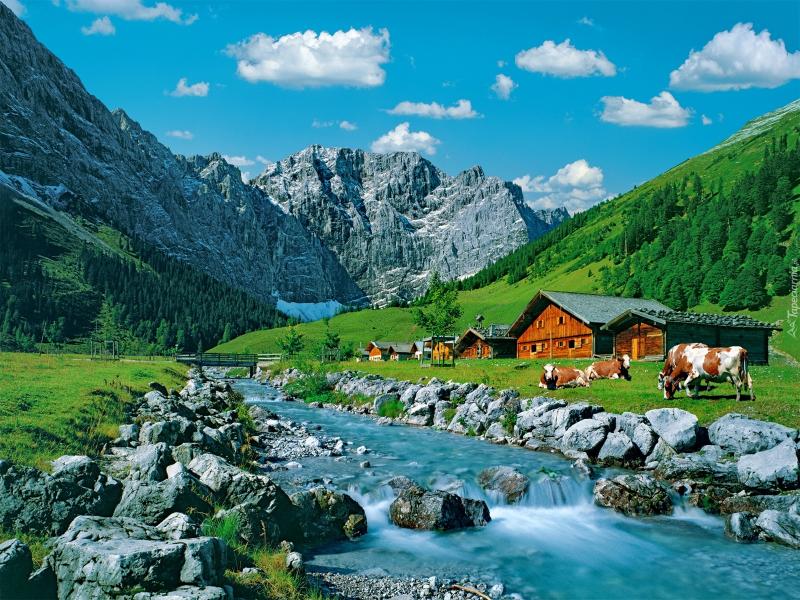 Alpejski krajobraz. puzzle online
