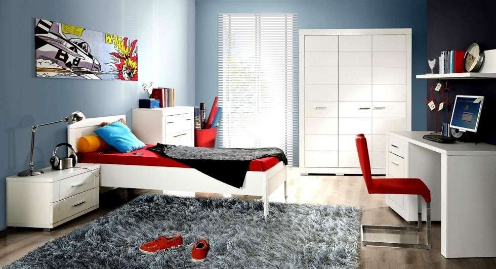 Zimmer mit roten Motiven Puzzle