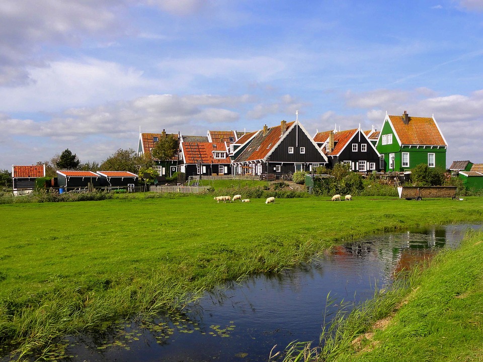 Holenderski krajobraz. puzzle online
