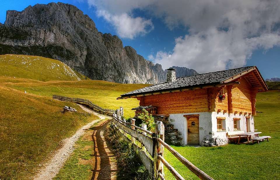 Val Gardena. Dolomity. puzzle online