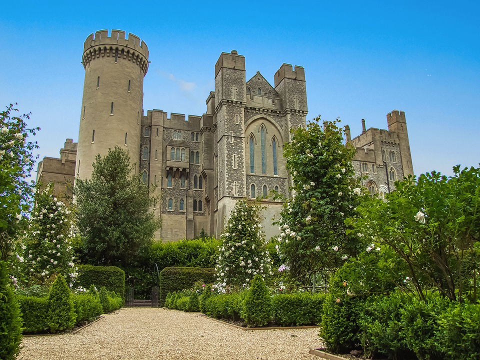 Zamek w Arundel. Anglia. puzzle online