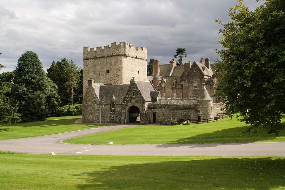 Zamek w Aberdeenshire. puzzle online