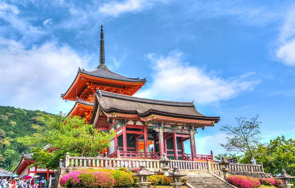 Pagoda w Kyoto. puzzle online