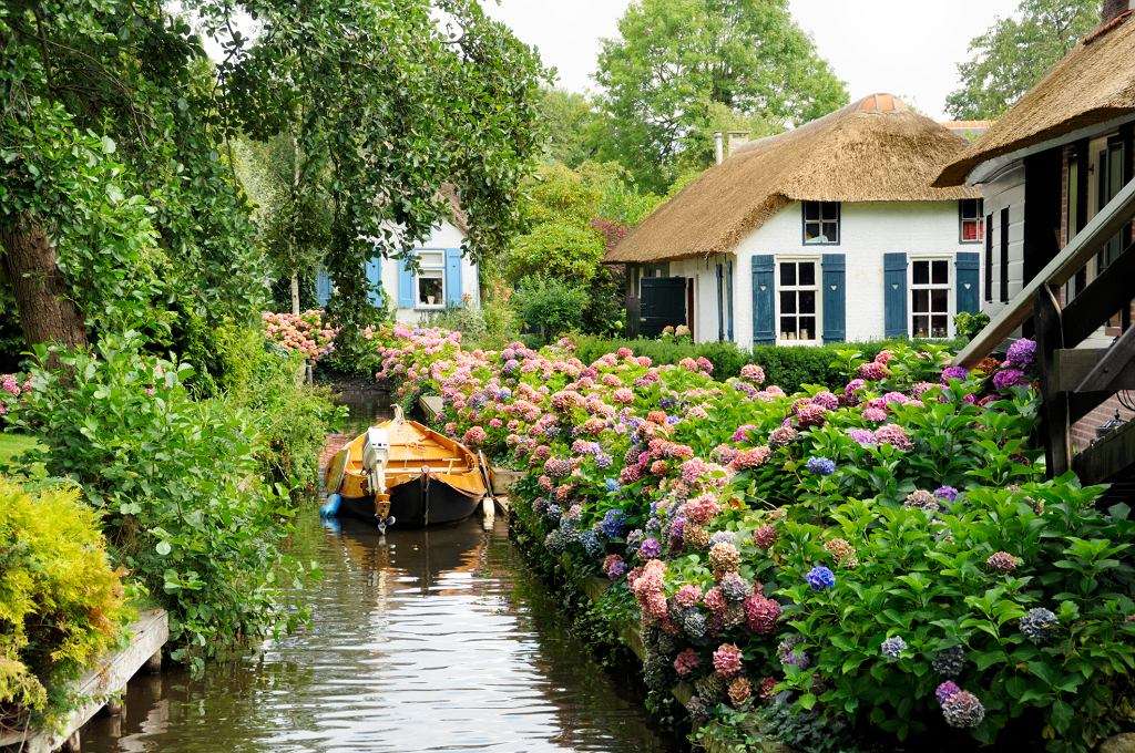 Giethoorn w Holandii. puzzle online