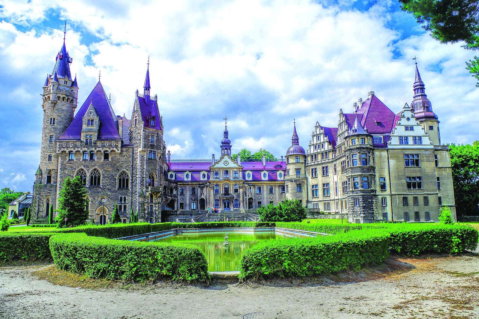 Zamek w Mosznej. puzzle online