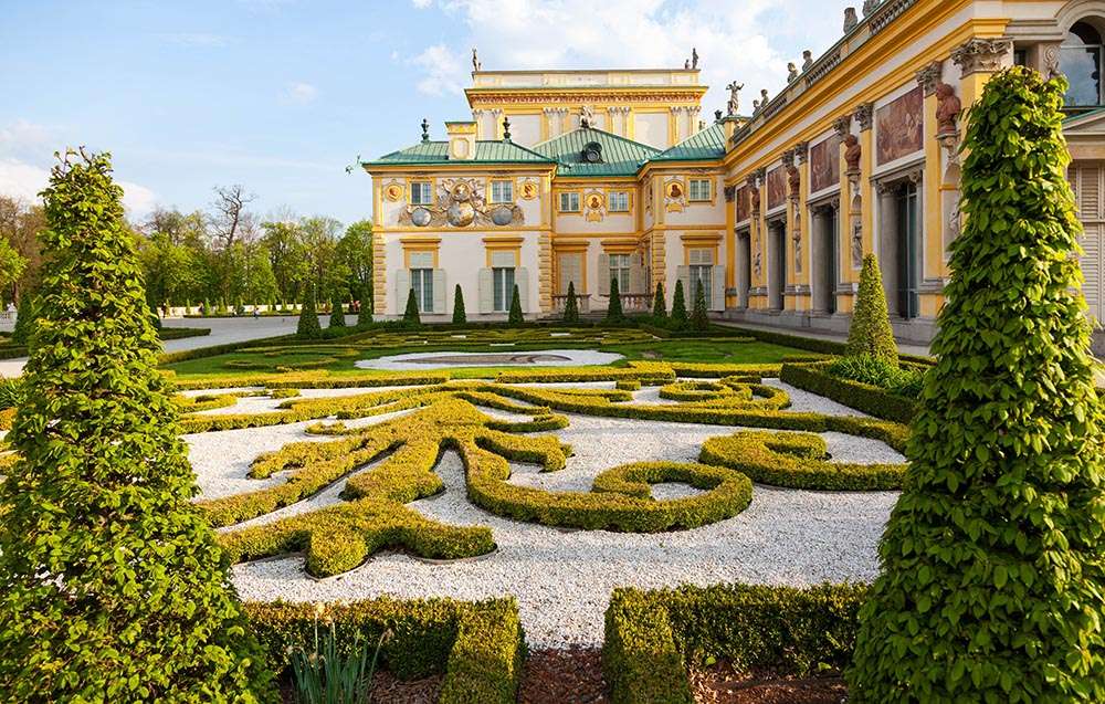 Ogród w Wilanowie. puzzle online