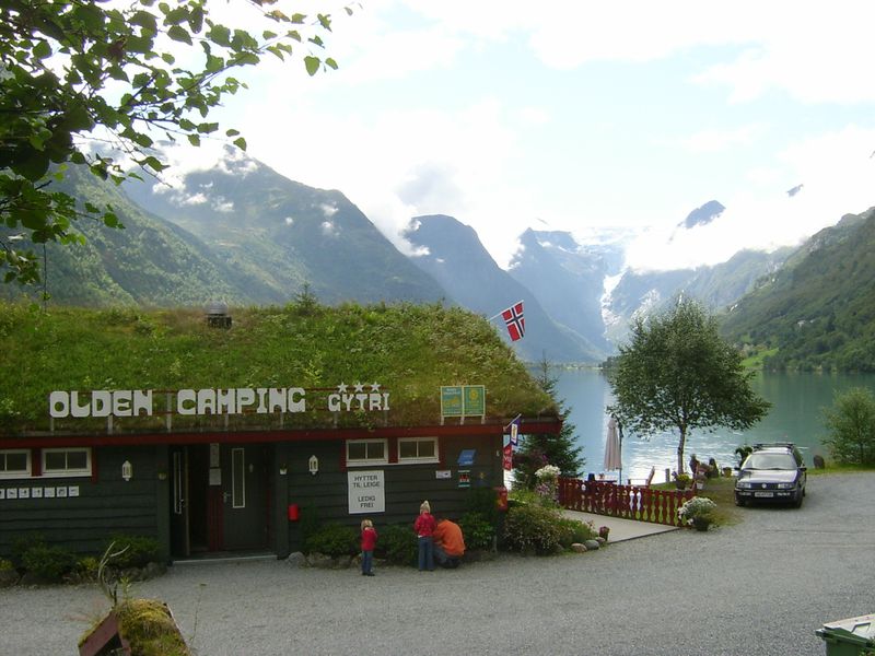 Camping w Norwegii. puzzle online