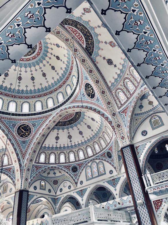 Kolorowy meczet w Turcji puzzle online