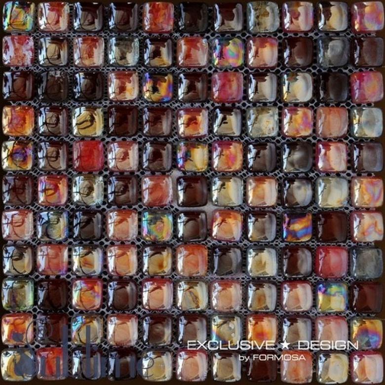 kafle kolorowe szklane puzzle online