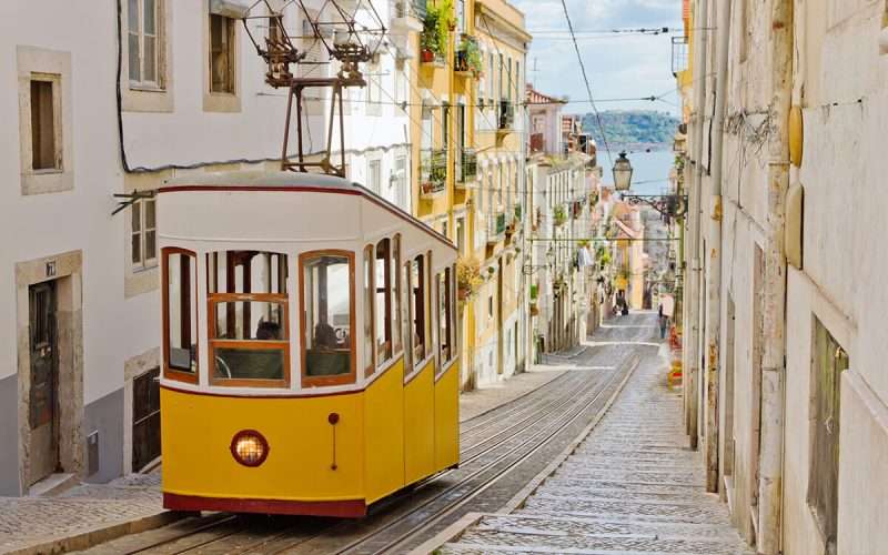 Tramwaj w Lizbonie. puzzle online