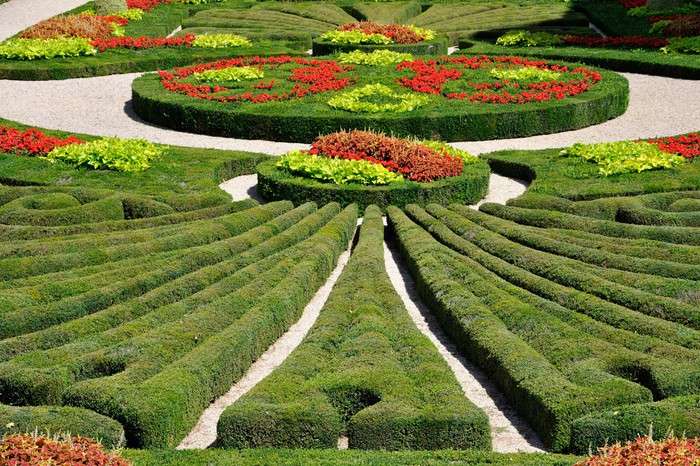 Ornamentowy ogród. puzzle online