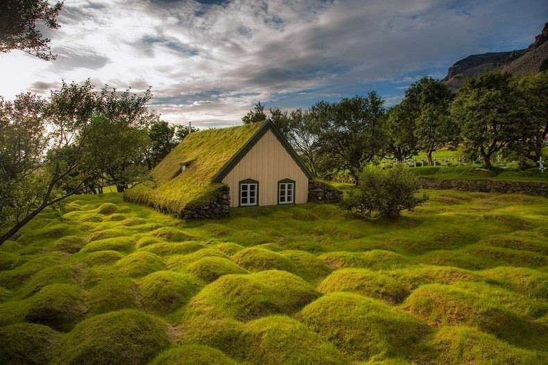 Kościół w Islandii. puzzle online