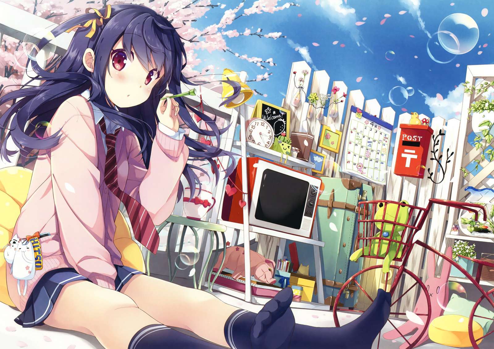 Dziewczyna z anime puzzle online