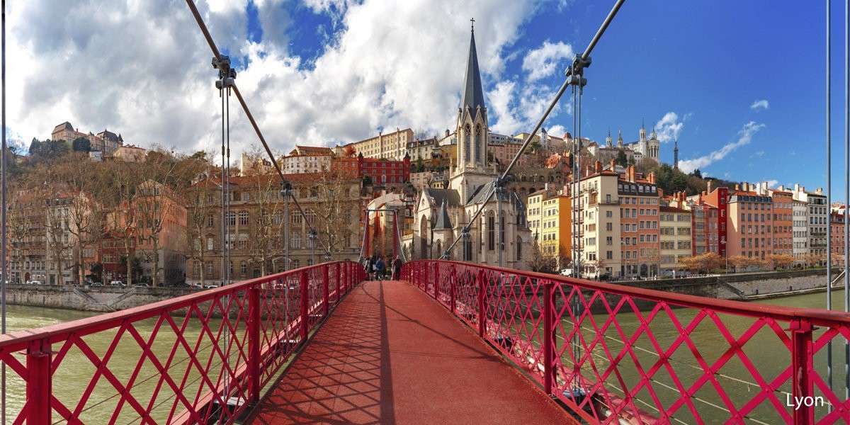 Bridge in Lyon. puzzle