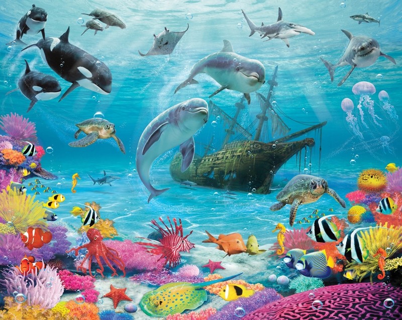 Oceaniczne życie. puzzle online