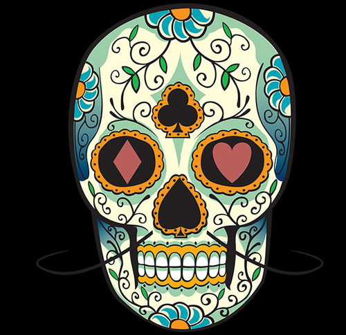 Meksykańska czaszka puzzle online