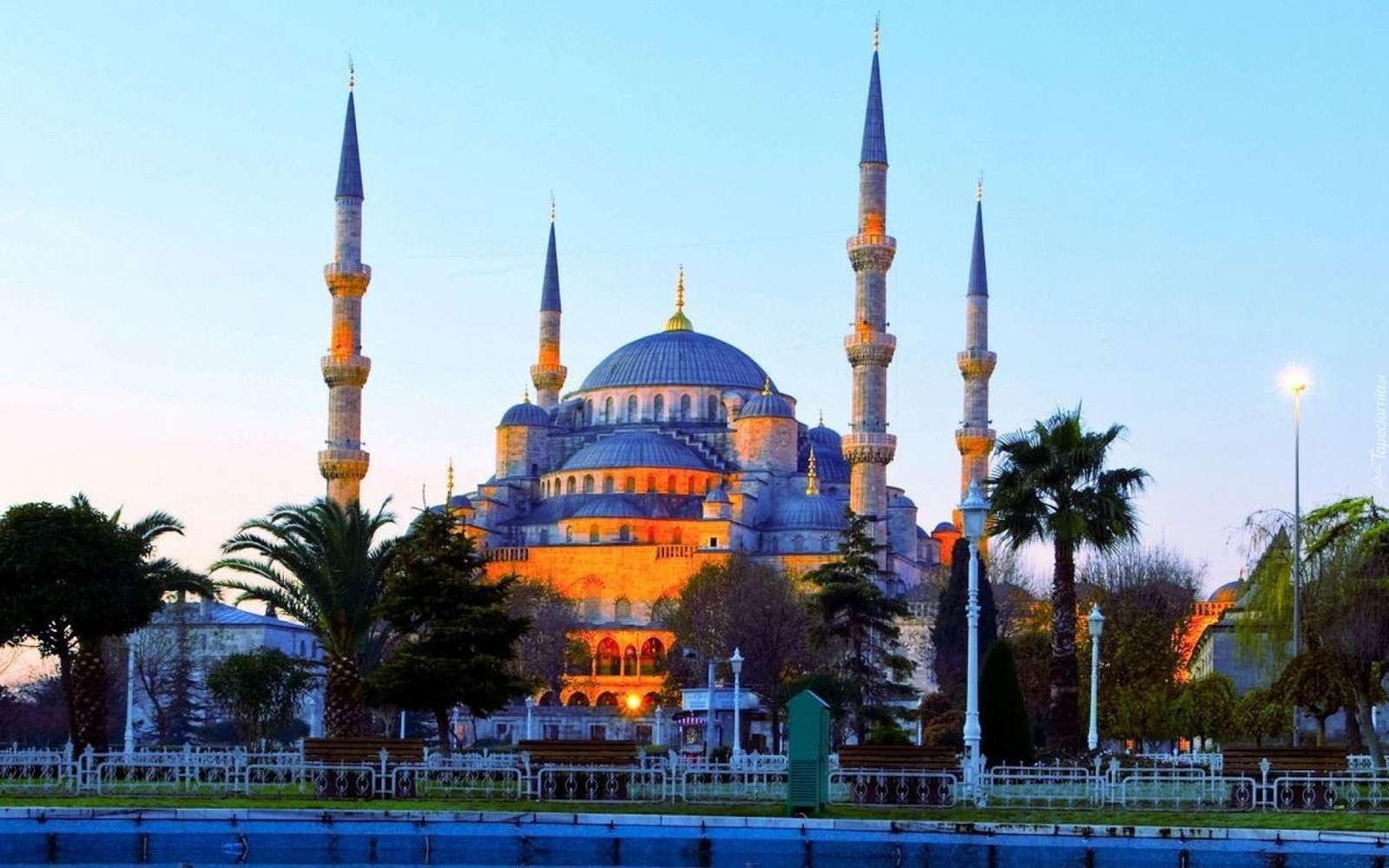 Istanbuł. Błękitny meczet. puzzle online