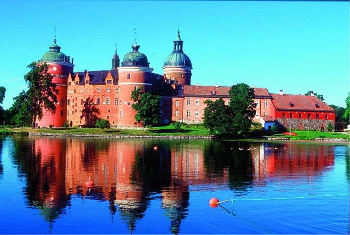Zamek w Szwecji. puzzle online