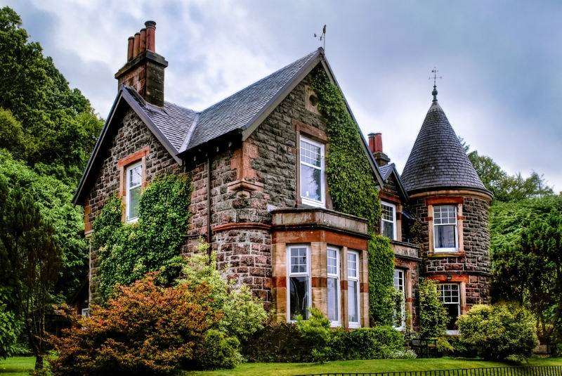 A house in Scotland. jigsaw puzzle