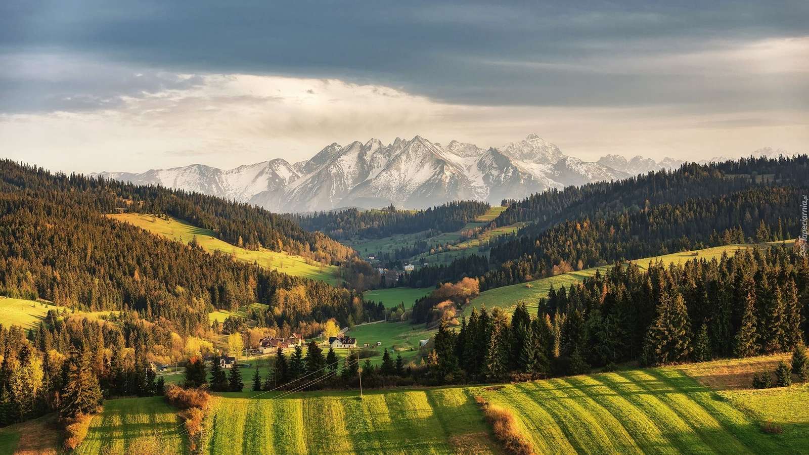 Vista de las montañas Tatra rompecabezas