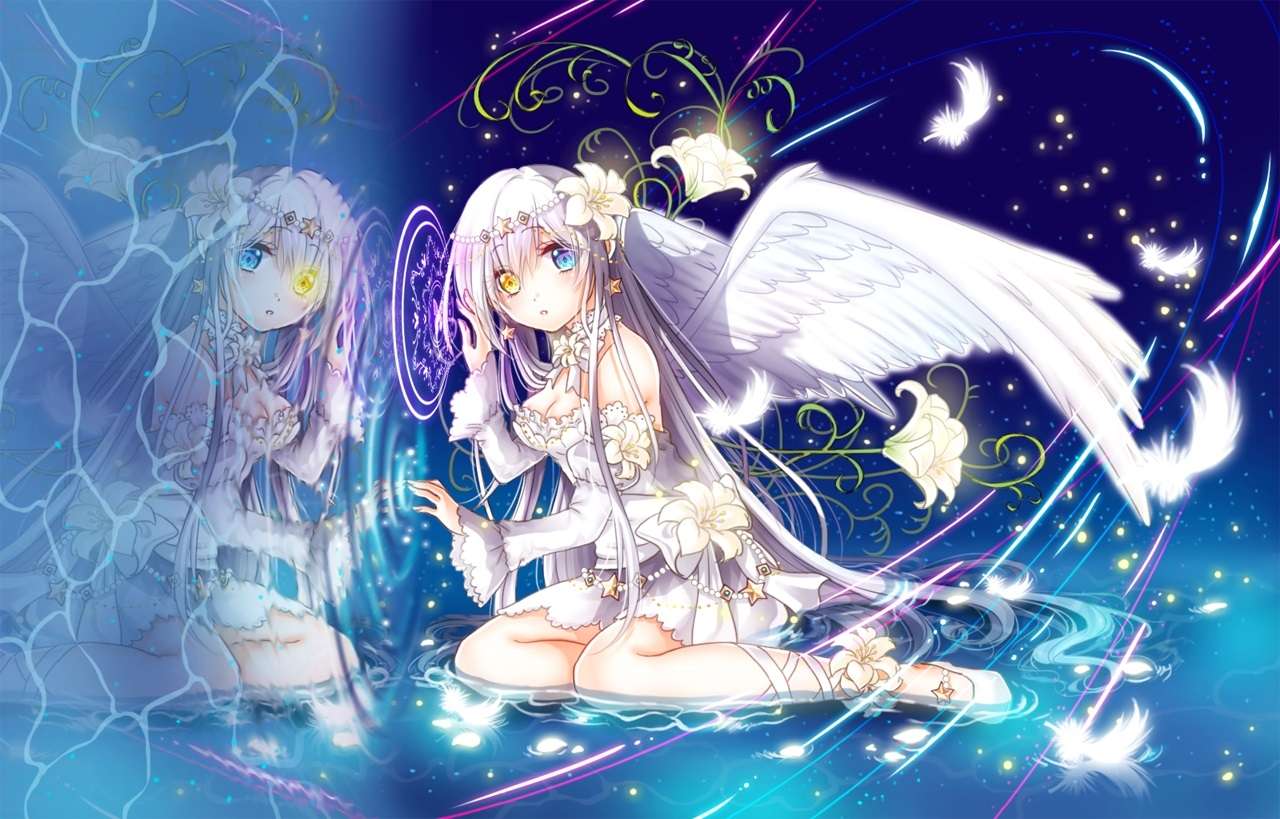 Anime Angel puzzle online