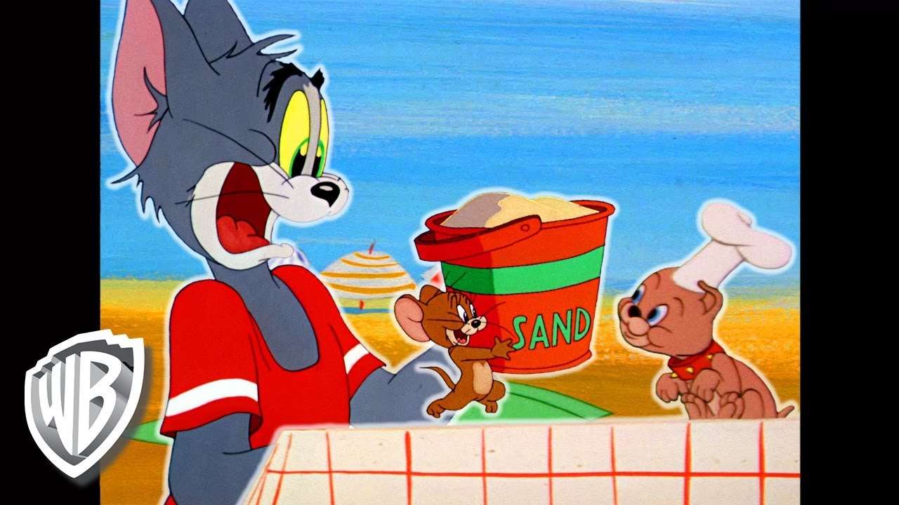 Jerry i Tom zabawa puzzle online