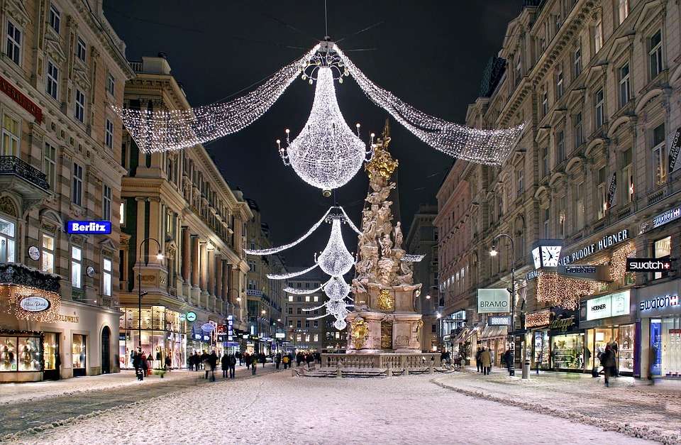Ulica w Wiedniu. puzzle online
