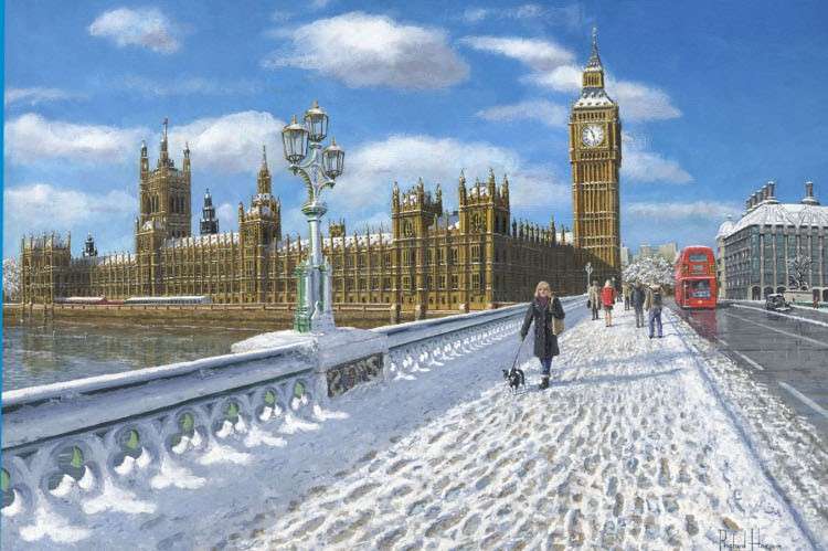 Winter London. Puzzle