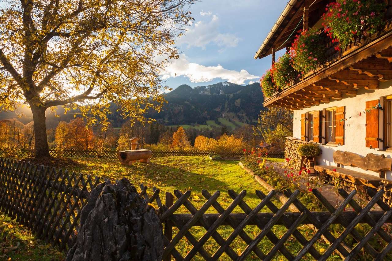 Niemcy. Dom w górach. puzzle online