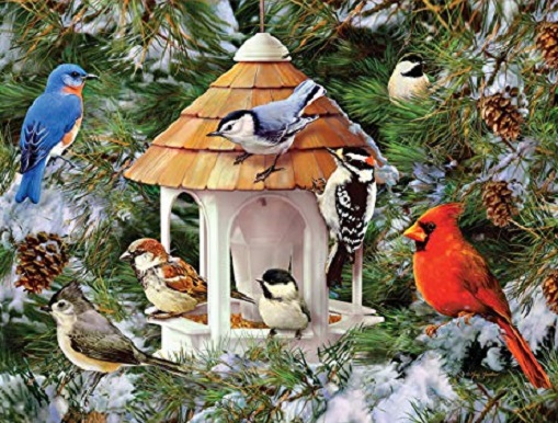 Dokarmiajmy ptaki zimą. puzzle online
