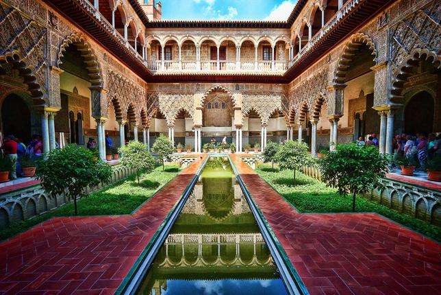 Pałac w Sevilli. puzzle online