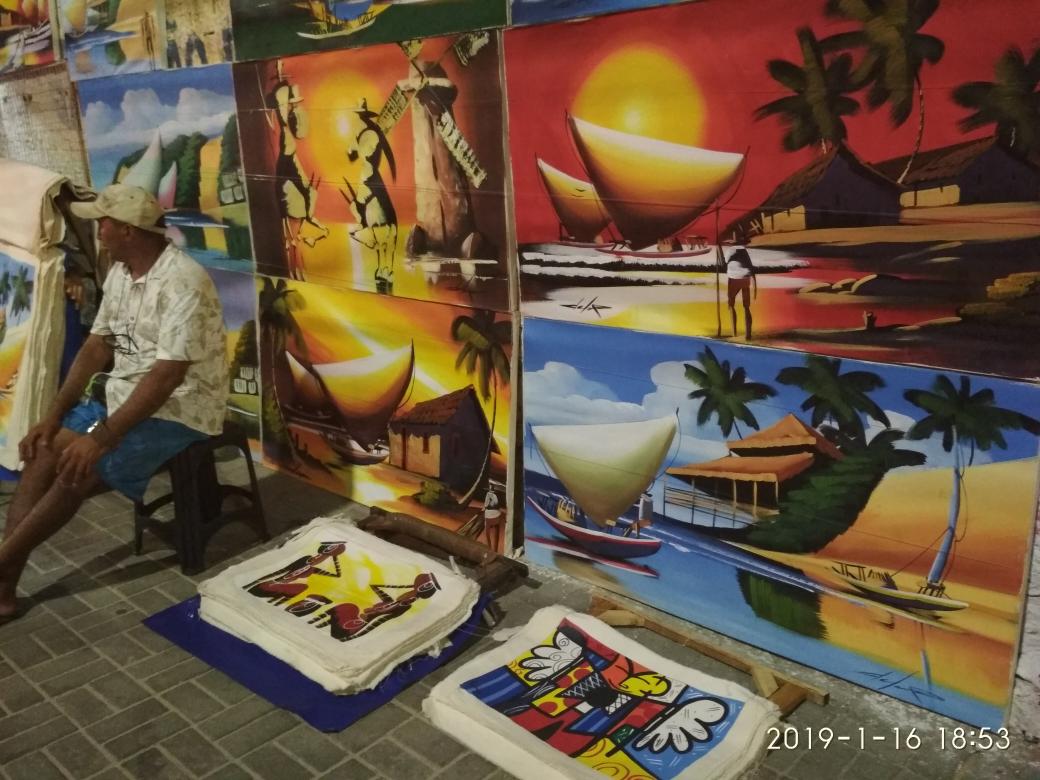Sprzedający obrazy w Natal, Br puzzle online