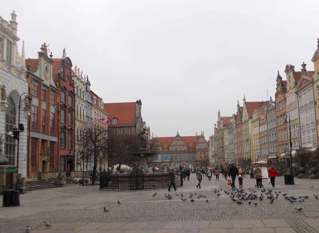 Gdańsk ulica Długi Targ puzzle online