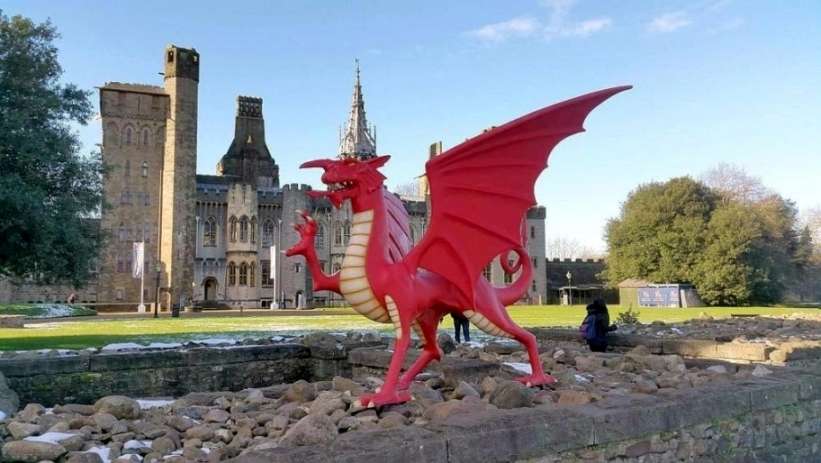 Zamek w Cardiff puzzle online
