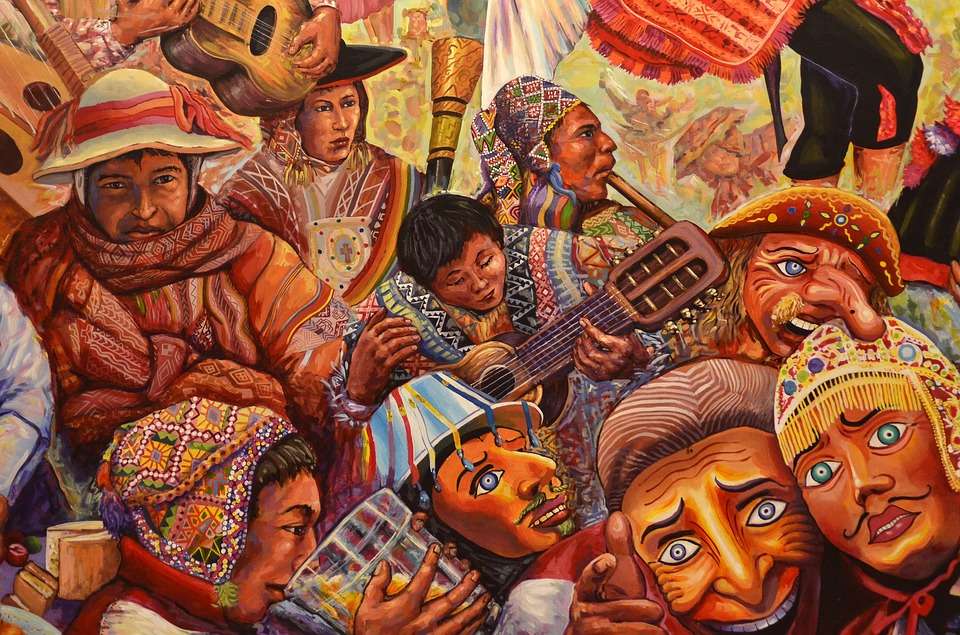 Mural peruwiański . puzzle online
