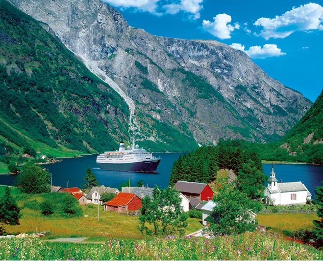 Fiordy Norwegii. puzzle online