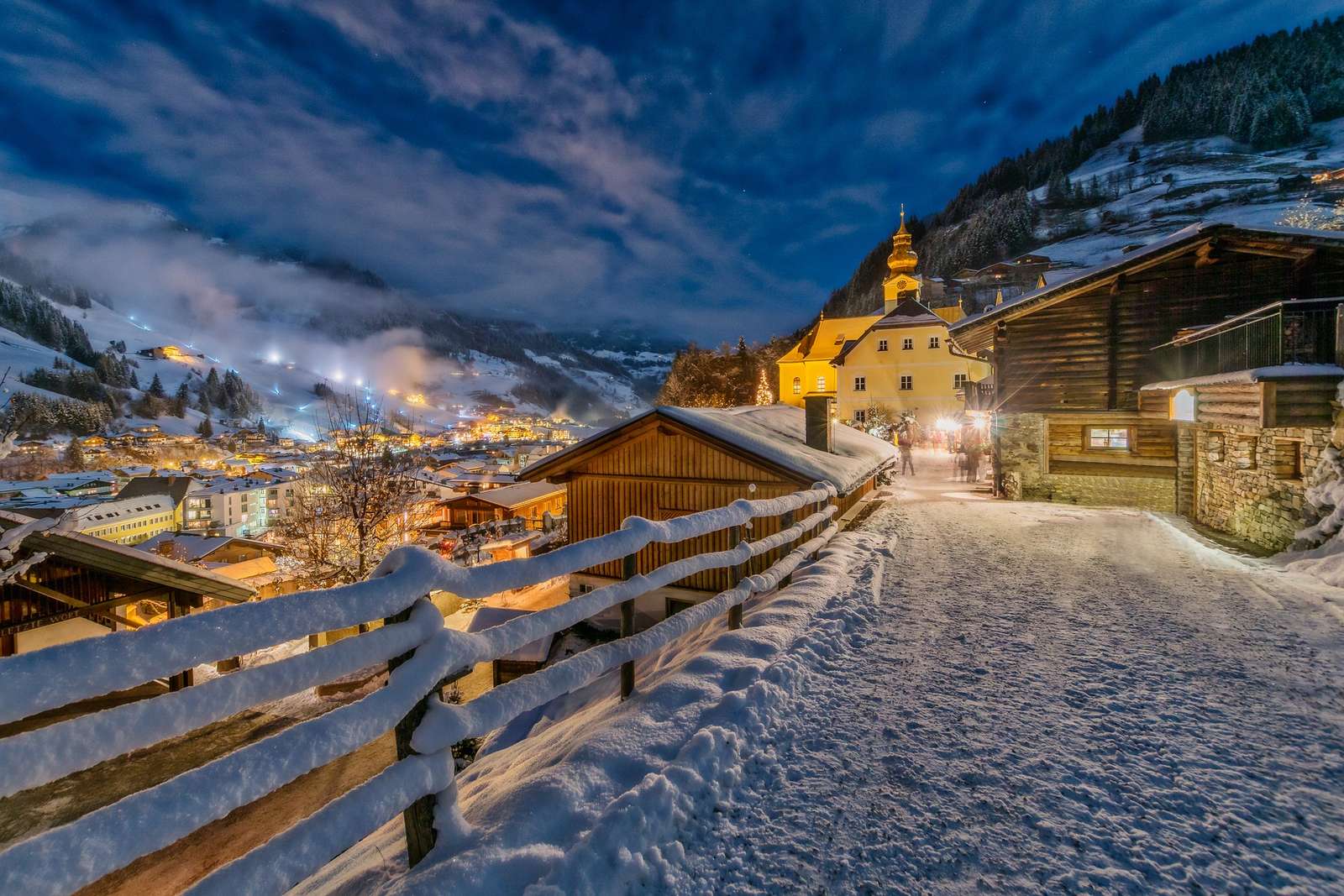 Zima w Austrii puzzle online