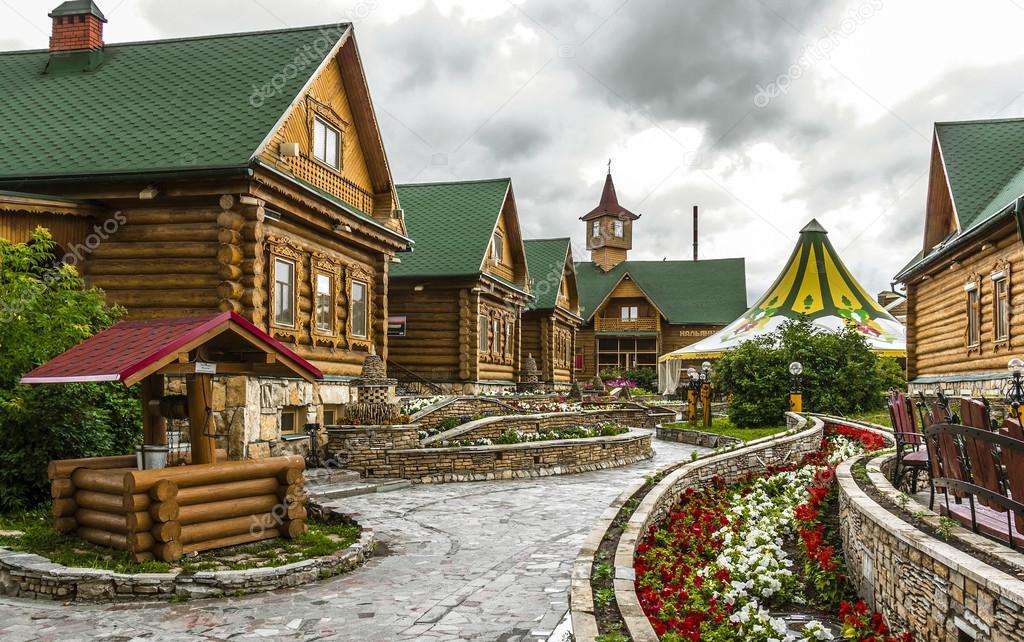Wieś w Tatarstanie. puzzle online