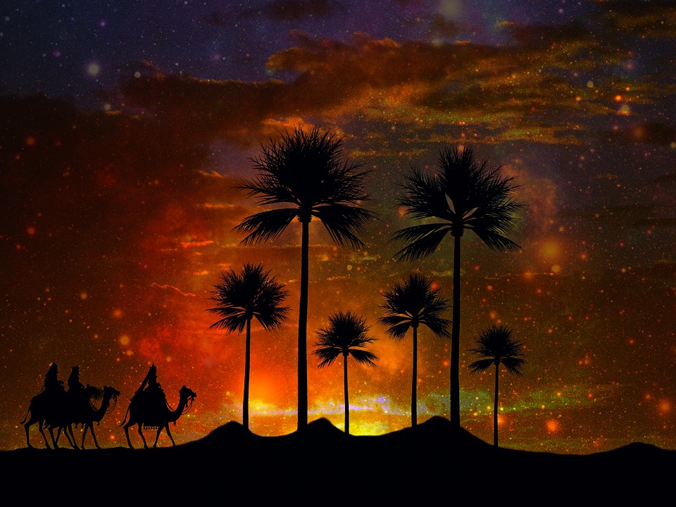 Nocne afrykańskie niebo. puzzle online
