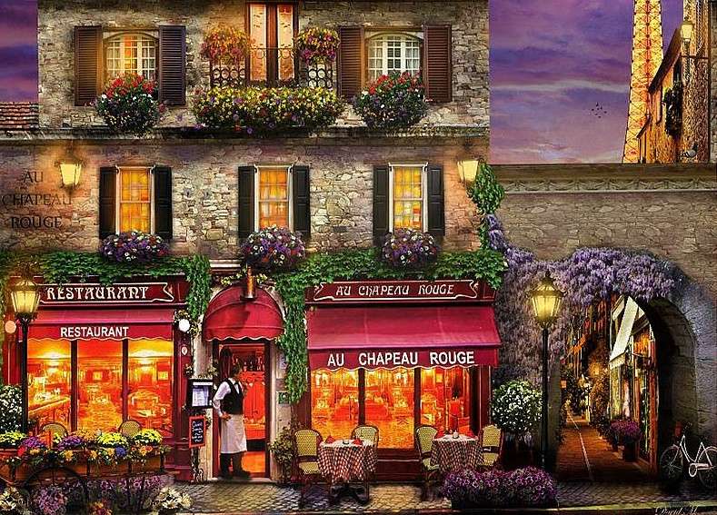 Paryska restauracja. puzzle online