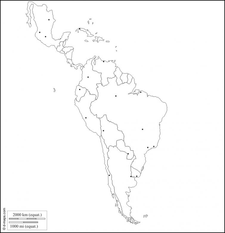 Puzzle Ameryka Łacińska puzzle online