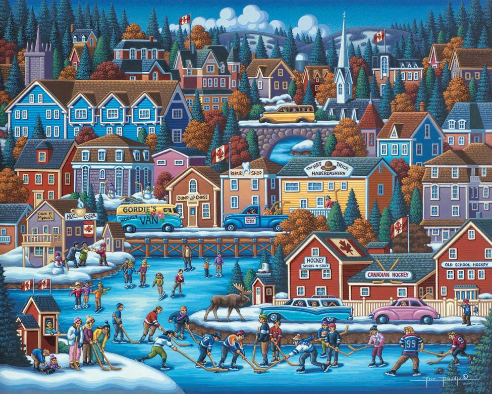 Zimowa Kanada. puzzle online