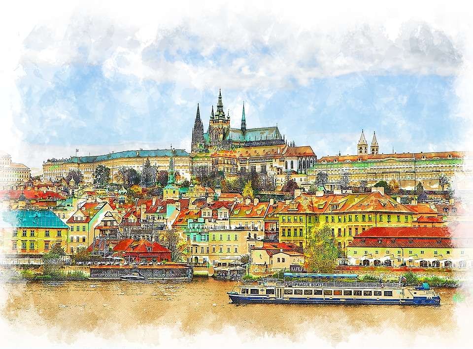 Praha. Panorama miasta . puzzle online
