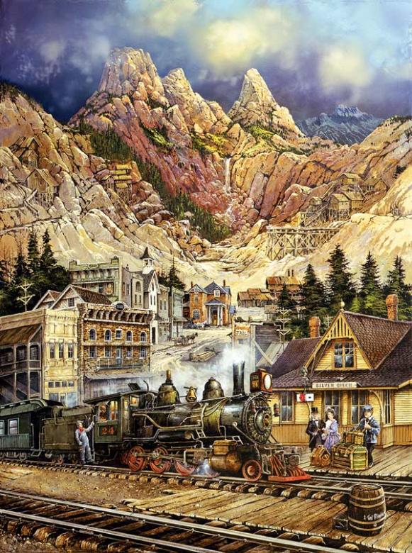 America. Rocky Mountains. jigsaw puzzle