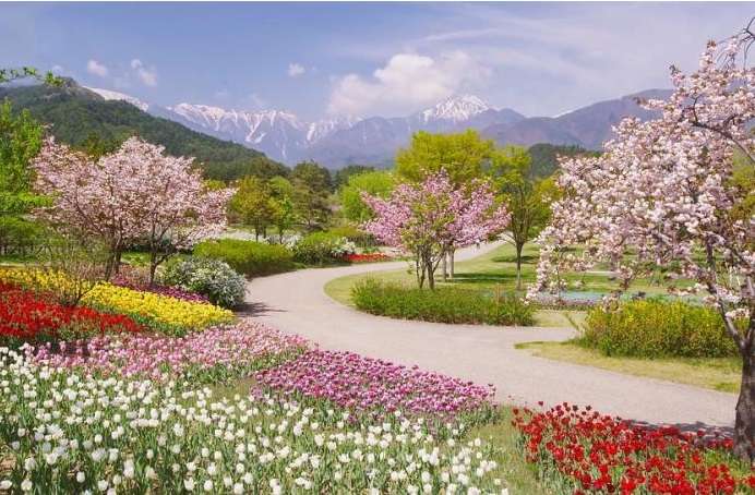 Wiosna w Alpach. puzzle online
