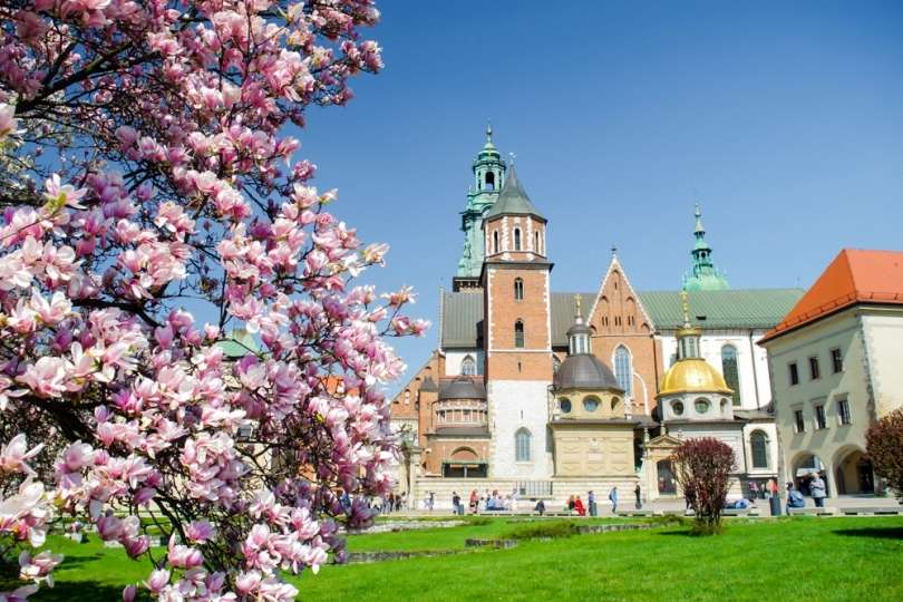 Kraków wiosną puzzle online