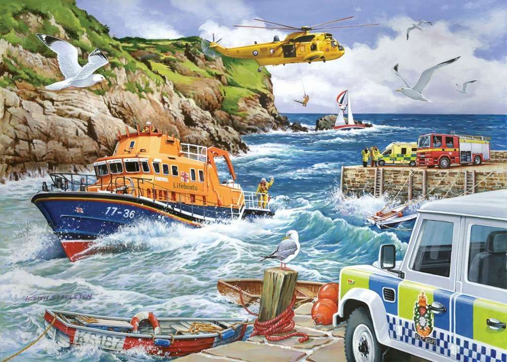Akcja ratownicza w zatoce. puzzle online
