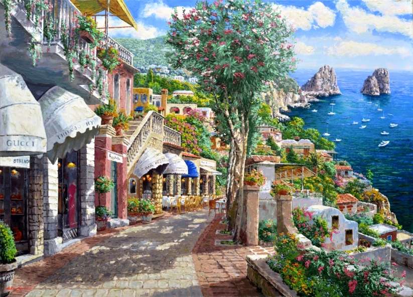 Uliczka na Capri puzzle online