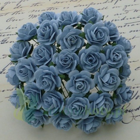 niebieskie kwiatki puzzle online